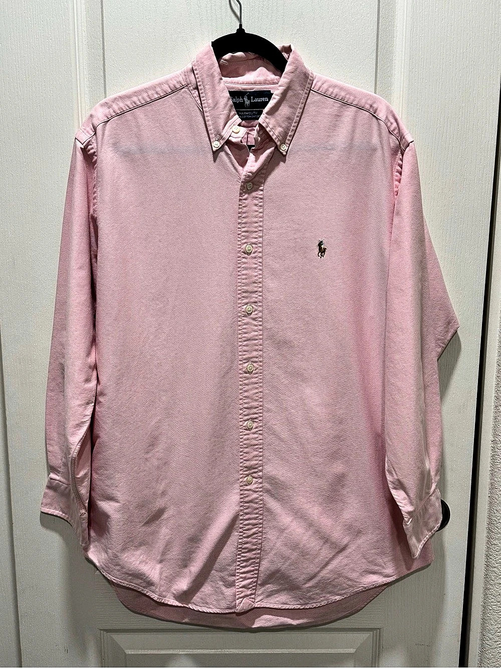 Ralph Lauren Yarmouth Men’s Pink Oxford Button Down Shirt 17.5 32